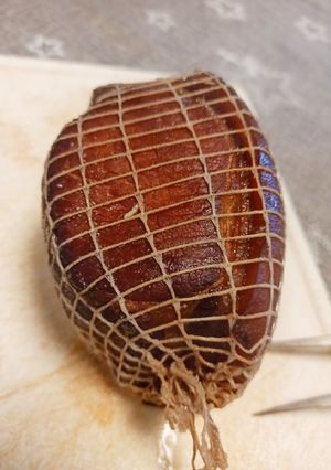 Húsvéti sonka bográcsban recept fotója