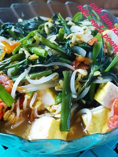Foto resep Cah kangkung toge