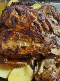 Pollo con papas al horno