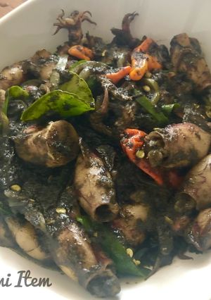 Foto resep Cumi Item