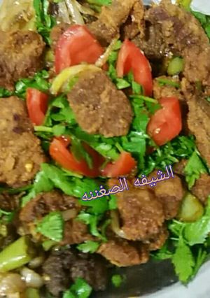 صورة لوصفة الكبده البانيه 🍴