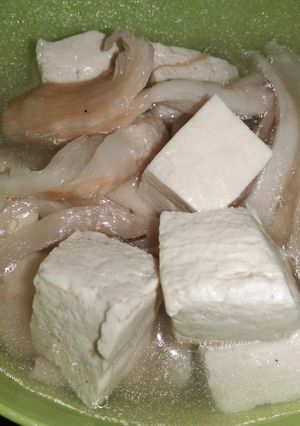 Foto resep Tahu jamur kuah bening (menu diet) 😊