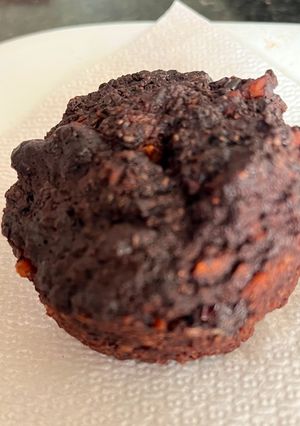 Una foto de Brownie de chía y zanahoria