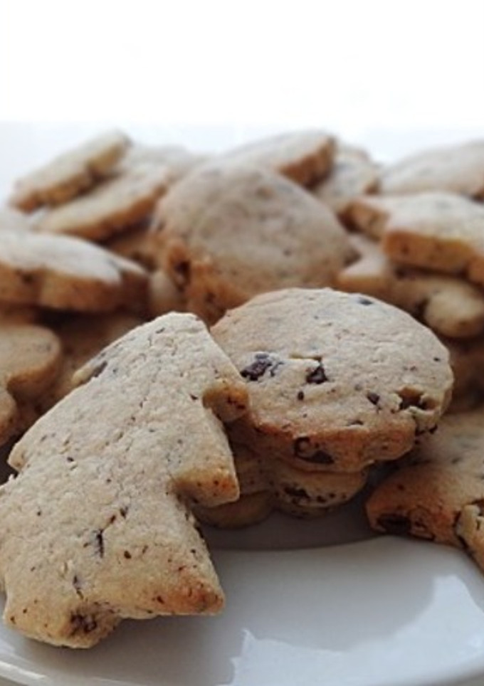 Una foto de Galletas de mantequilla con pepitas de chocolate