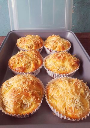 Foto resep Sweet bread banana & cheese