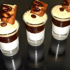 Chocolate coffee mousse A picture of Chocolate coffee mousse.