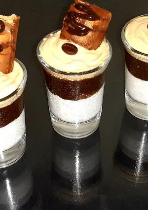 A picture of Chocolate coffee mousse.