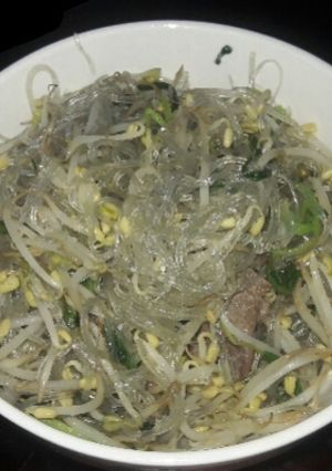 Hình của món Miến trộn (xào).