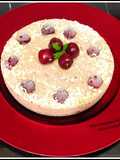 Tarta helada de cerezas