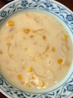 A picture of Corn soup.