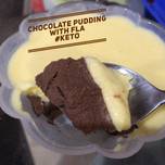 Chocolate Pudding with Fla #keto