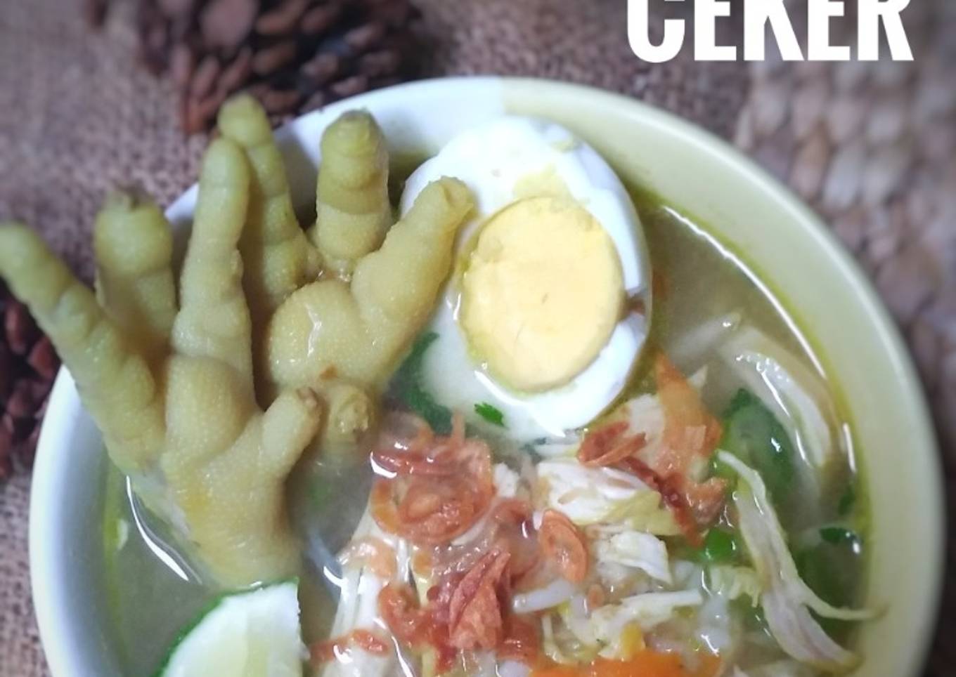 Soto Ceker Bening Segar