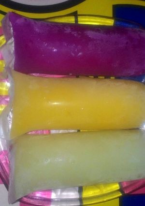 Foto resep Es lilin sari buah ASLI