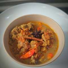 A picture of Gule Kambing Bumbu Instan.