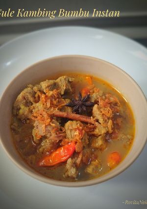 Foto resep Gule Kambing Bumbu Instan