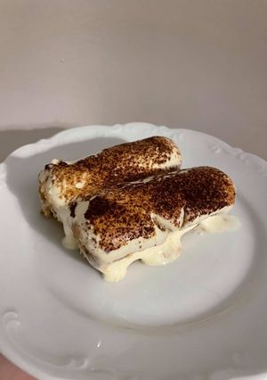 Une photo de Le tiramisu au café maison