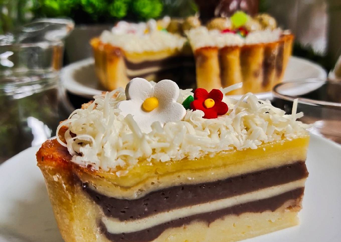 Layered Egg Tart Pontianak