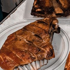 A picture of Beef and lamb ribs.