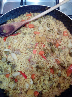 Una foto de Arroz con Vegetales