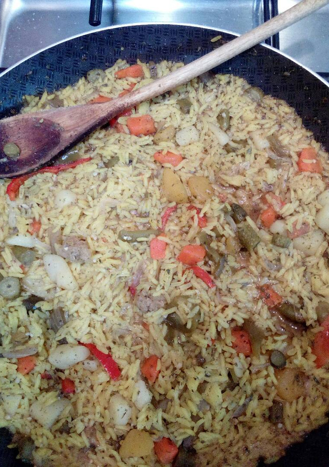 Una foto de Arroz con Vegetales