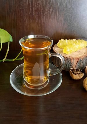 عکسی از دستور چای لیمو عمانی