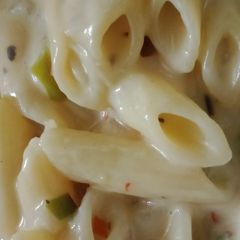 White sauce pasta A picture of White sauce pasta.