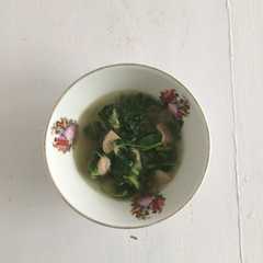 รูปของ Tumis bayam bakso mpasi 1th7bln