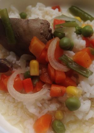 Foto resep Vege soup hati ampela MPASI (1y+)