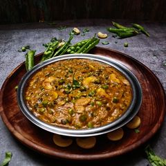 A picture of વટાણા નું શાક.(Green peas Sabji recipe in Gujarati).