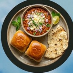 A picture of Cheese Pavbhaji.