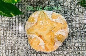 Bánh mì không cần nhào bột (Crusty no knead Dutch Oven bread)