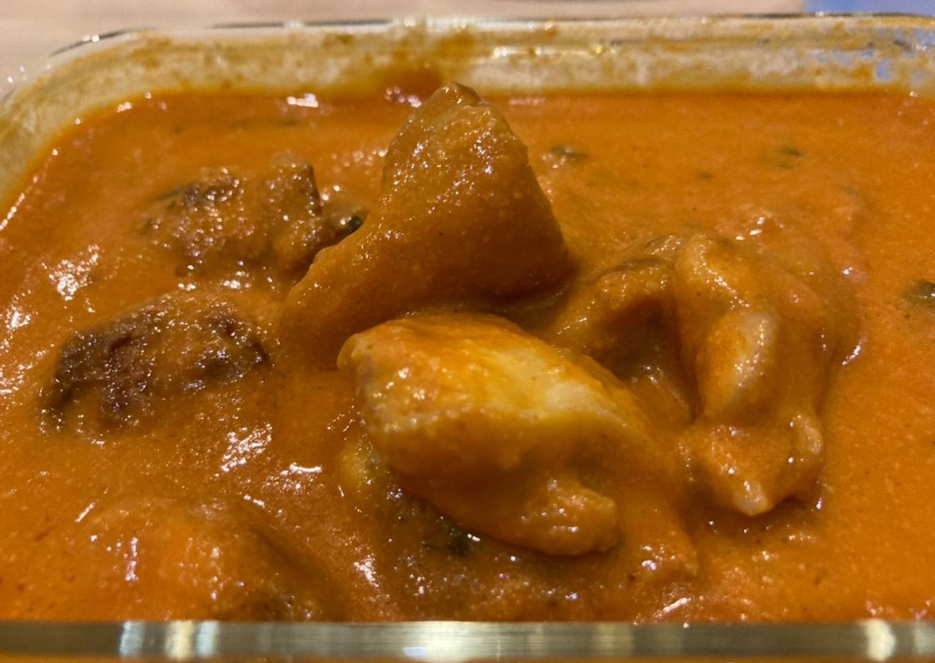 Butter chicken khas India, sausnya alusss banget ❤️