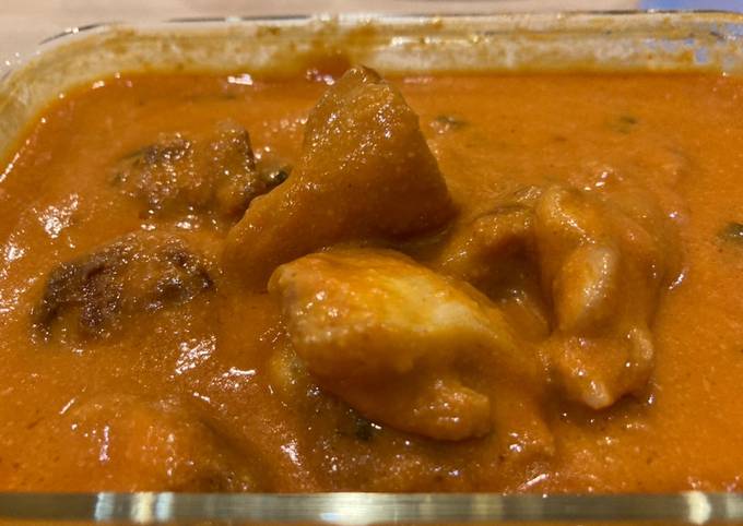 Butter chicken khas India, sausnya alusss banget ❤️