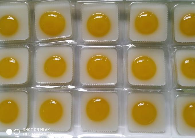 Bagaimana Membuat Agar telor ceplok, Menggugah Selera