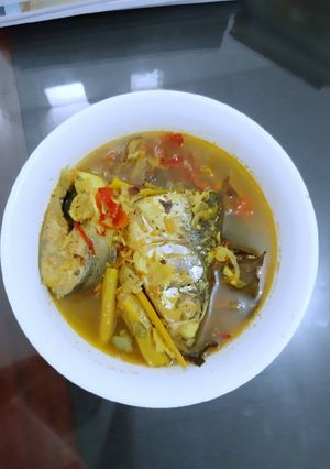Foto resep Ikan Bandeng Kuah Kuning Asam Pedas