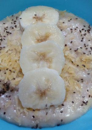 Foto resep Oat Banana Cheese Milk🍌🤩