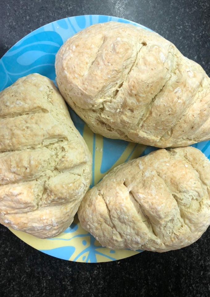 Una foto de Pan casero con harina leudante 🥖