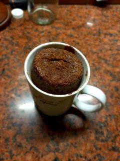 Una foto de BROWNIE en TAZA (para microondas), súper fácil y rápido
