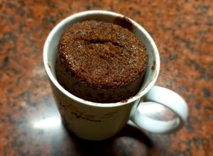 Una foto de BROWNIE en TAZA (para microondas), súper fácil y rápido