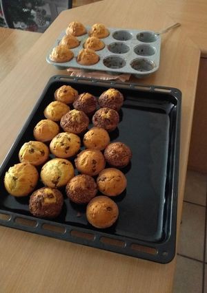 Φωτογραφία της συνταγής Muffins με σοκολάτα και τρούφα