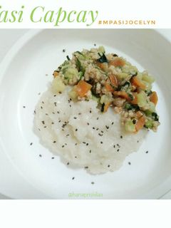 Foto resep Resep Menu MPASI 8m+ - Nasi Capcay