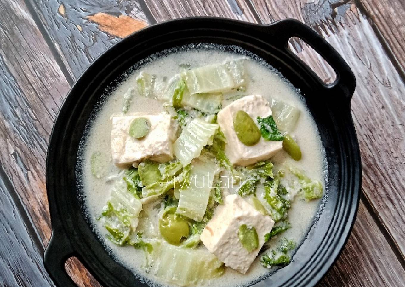 Sawi Putih Tahu Santan (No spicy)