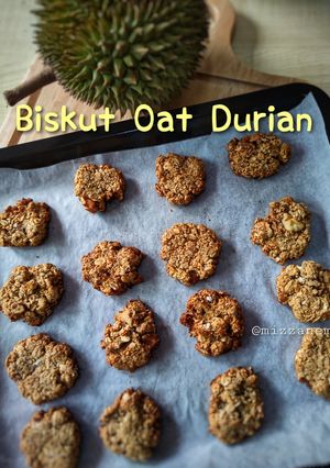 Gambar Biskut Oat Durian