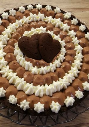 Foto di Cheesecake bicolore con nutella