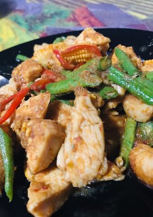 รูปของ ผัดพริกแกงไก่