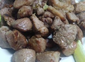 Una foto de Masas De Cerdo Fritas estilo Isa