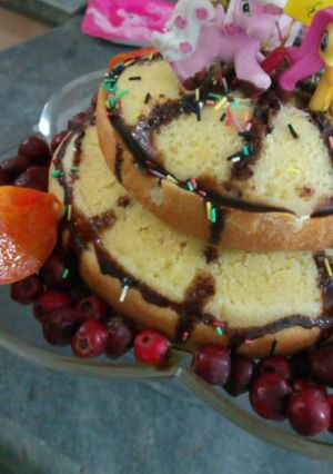 عکسی از دستور کیک موزی مخصوص عسل خانم