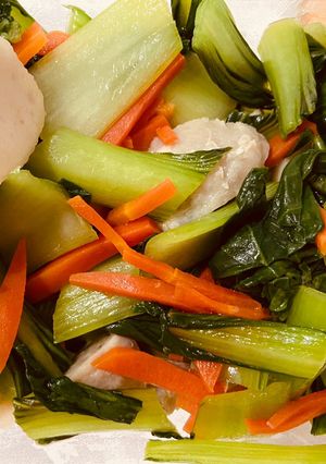 花枝丸炒青菜🥬 的食譜成品照片