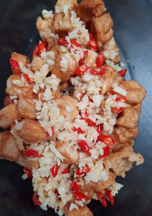 Foto resep 54. Dori goreng tepung saus cabe garam