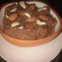 A picture of Aate ka halwa.